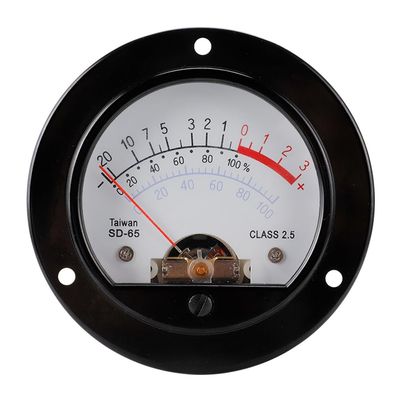 Q-BAIHE AC-1.228V Yellow Backlight VU Meter Level Meter Voltage Meter Pointer Head