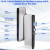 Clickfish Surface Laptop 6/5/4/3 Hub Docking Station, USB-C Hub with 4K@30Hz HDMI, 2xUSB 3.0, USB-C, SD/TF Card Slot, 3.5mm Audio for Surface Laptop 6/5/4/3/Laptop Go 3/Go2/Go view 2