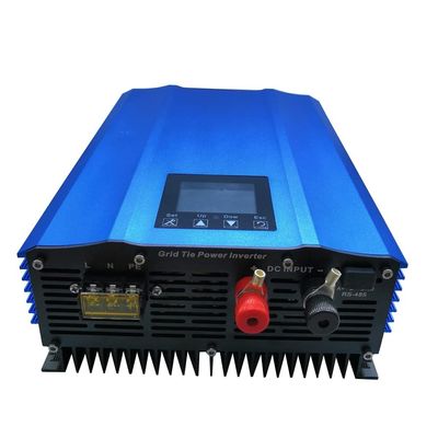 PDOLIGBDN 1200W Grid tie Micro Inverter Adjustable Battery Discharge,Colorful LCD Pure sine Wave Solar Grid tie Inverter (Color : 1200w, Size : PV 72V-110-120V)