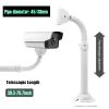 UQISOVI CCTV Security Camera Mount Bracket, Telescopic Adjustable Thickened Pipe Universal Bullet Camera Wall Mounting Bracket for CCTV Security Camera (39.3-78.7inch) view 3