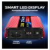 PDOLIGBDN Power Tool Inverter DC12V AC220V 3500W 4500W Transferner Converter Charging Adapter EU Socket with LED Pure Sine Inverter (Color : 24V3500W 50HZ EU) view 3