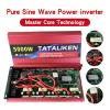 PDOLIGBDN Power Tool Inverter DC12V AC220V 3500W 4500W Transferner Converter Charging Adapter EU Socket with LED Pure Sine Inverter (Color : 24V3500W 50HZ EU) view 4