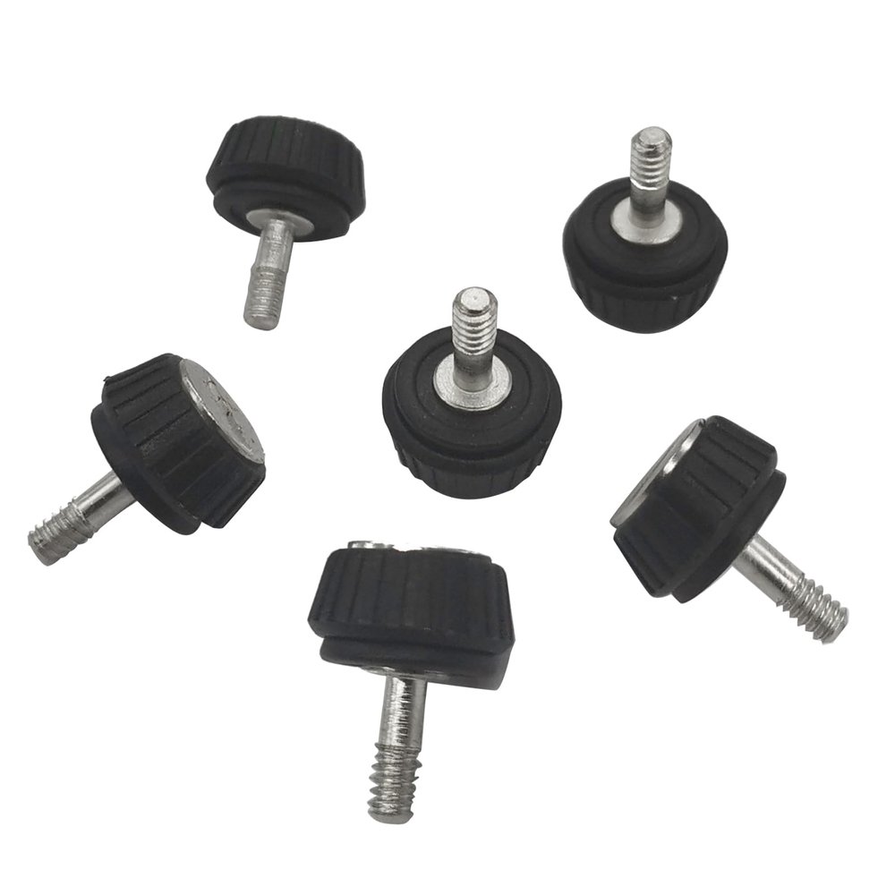 stdgove 2 Way Radio Earpiece Shoulder Mic Screws Replacement Speaker Microphone Locking Thumb Screw