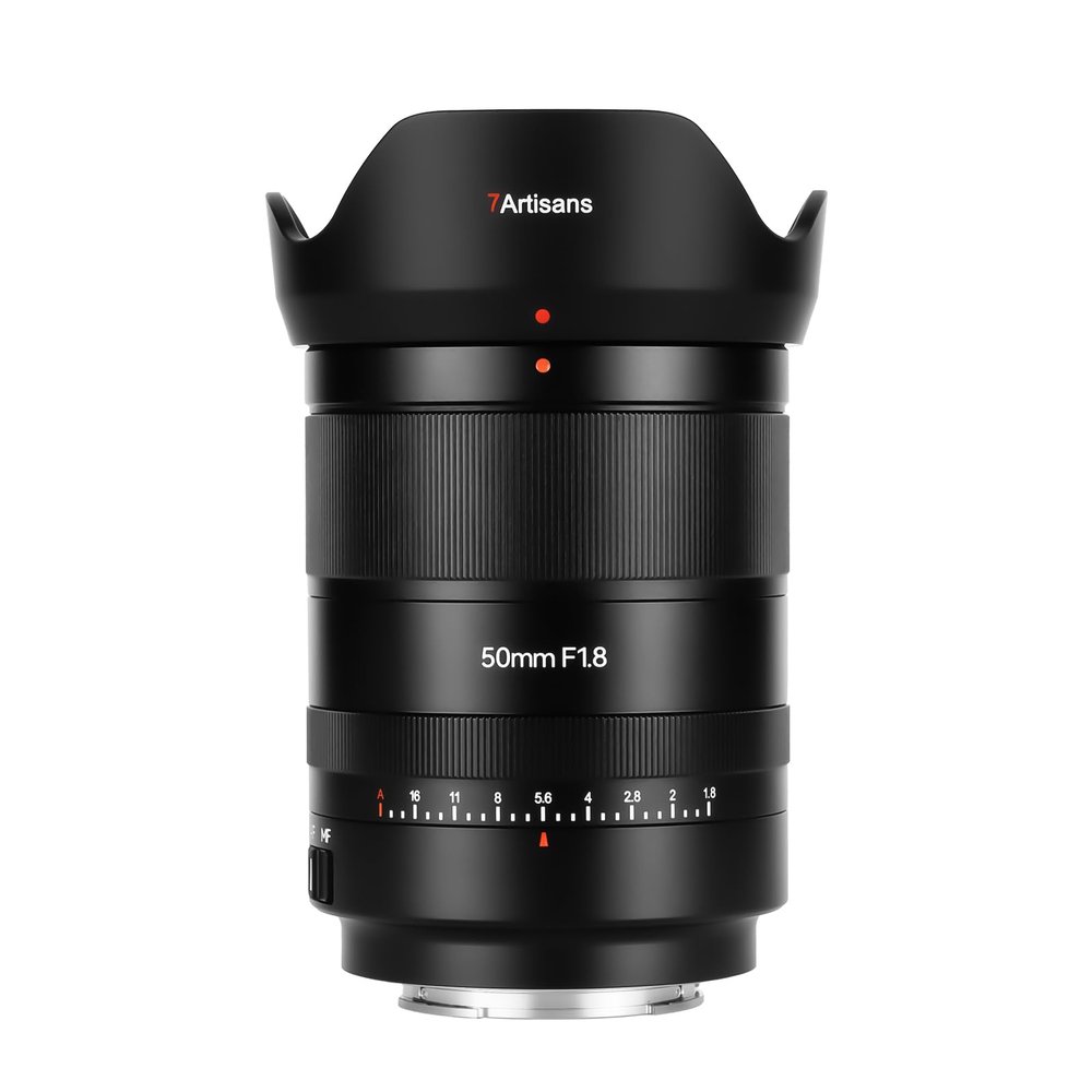 7artisans 50mm F1.8 Autofocus AF/MF Full Frame Portrait Camera Lens for Nikon Z-Mount Z6 Z7 Z6II Z7II Z9 Cameras, Support Facial Eye Recognition