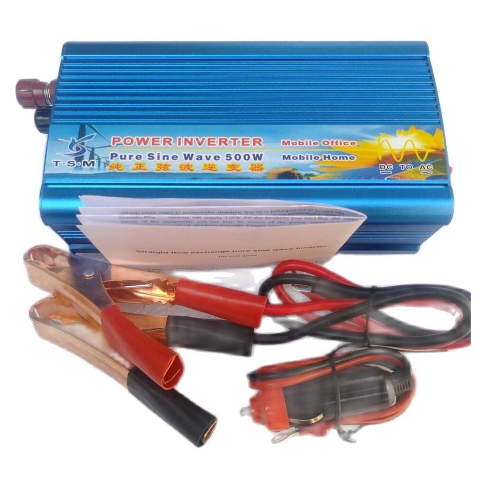 PDOLIGBDN 500W Pure Sine Wave Inverter (Color : 50HZ, Size : 12V-110-120V)