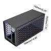 Yoetaun Cooling Fan Box for TH3P4G3 Thunderbolt-Compatible GPU Dock, Metal Frame, 14.41" L x 6.33" W x 6.3" H, Compatible with SFX, ATX, FLEX Power Supply, PWM Cooling Fans, 15-20 dB Noise Level view 2