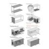 Yoetaun Cooling Fan Box for TH3P4G3 Thunderbolt-Compatible GPU Dock, Metal Frame, 14.41" L x 6.33" W x 6.3" H, Compatible with SFX, ATX, FLEX Power Supply, PWM Cooling Fans, 15-20 dB Noise Level view 3