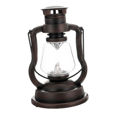 Vintage Kerosene Lamp Night Light Decorative ABS Coffee Retro