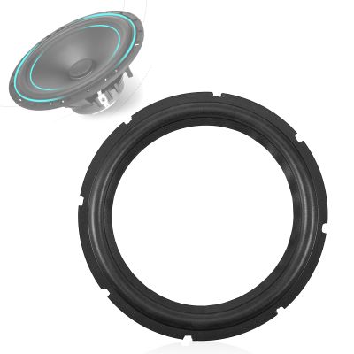 10inch Speaker Cone Repair Rubber Surround Replacement Parts for JBL HiVi Woofers - Loudspeaker Edge with Hole (1PCS)