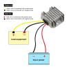 Power Regulator, Car Voltage Stabilizer DC to DC Converter Module for Surveillance Cameras, Printers, view 3