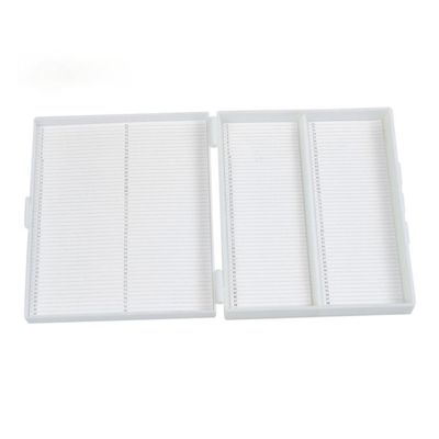 JOEBO Microscope Kit 100PCS Biology Microscope Slides Specimens Rectangular Storage Box Microscope Lens Adapters
