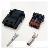 Buxns Dj7028-1.2 Car Small Sealed Waterproof 2p3p4p Rearview Mirror Connector Mx19002s51 Sensor Male and Female Socket Sheath(3p,5sets) view 1