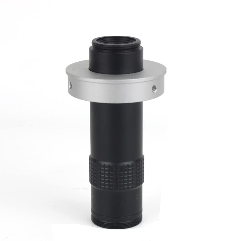 Joebo Microscope Kit 1080P VGA Industrial Video Digital Microscope Camera 1-130X Zoom C Mount Lens Microscope Lens Adapters (Color : E 130X Lens)