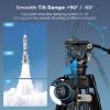 SmallRig DH12 Professional Fluid Video Head with 6-Step Counterbalance Dynamic, Step-Less Damping Adjust on Pan/Tilt, Dual-Mode QR Plate, Weight 1.9kg / 4.2lb, Load up 8kg / 17.6lb - 4464 view 2