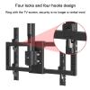 QICBYING Adjustable Ceiling TV Mount Bracket, Full Motion 360 Deg Rotation Tilt Swivel TV Mount, Tilt and Rotatable TV Stand, Fits 39-85inch TVs, Max VESA 600x400mm, with Loading 176 Lbs view 3