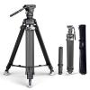 SmallRig AD-120 FreeBlazer Counterbalance Carbon Fiber Video Tripod Kit, 77" Video Tripod with 6-Step Counterbalance, Adjust Step-Less Damping on Pan/Tilt, Dual-Mode QR Plate, Max Load 17.6lbs-4463 view 1