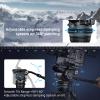 SmallRig AD-120 FreeBlazer Counterbalance Carbon Fiber Video Tripod Kit, 77" Video Tripod with 6-Step Counterbalance, Adjust Step-Less Damping on Pan/Tilt, Dual-Mode QR Plate, Max Load 17.6lbs-4463 view 4