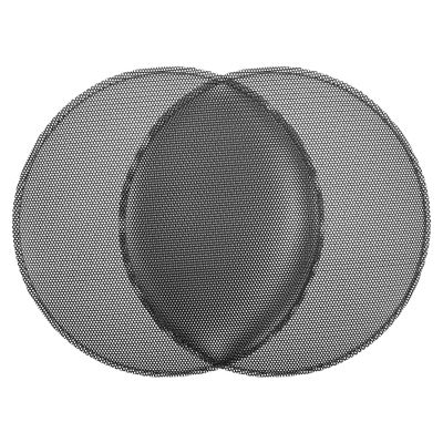 ACROPIX Universal 7 Inch Speaker Grills Mesh for Audio Subwoofer 183x193x11mm Grille without Frame Black - Pack of 2