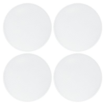 ACROPIX Universal 5.5 Inch Speaker Grills Mesh for Audio Subwoofer 143x151x11mm Grille without Frame White - Pack of 4