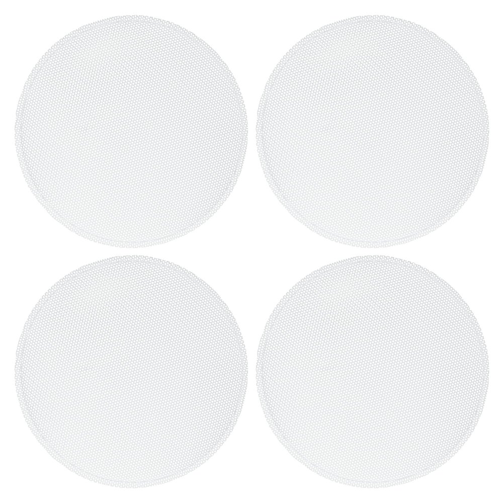 ACROPIX Universal 5.5 Inch Speaker Grills Mesh for Audio Subwoofer 143x151x11mm Grille without Frame White - Pack of 4