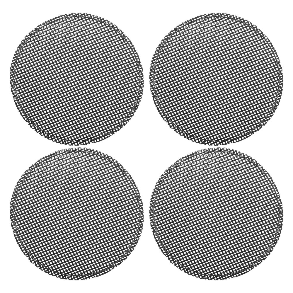 ACROPIX Universal 2.5 Inch Speaker Grills Mesh for Audio Subwoofer 71x77x6mm Grille without Frame Black - Pack of 4