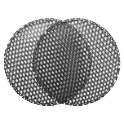 ACROPIX Universal 5.5 Inch Speaker Grills Mesh for Audio Subwoofer 143x151x11mm Grille without Frame Black - Pack of 2