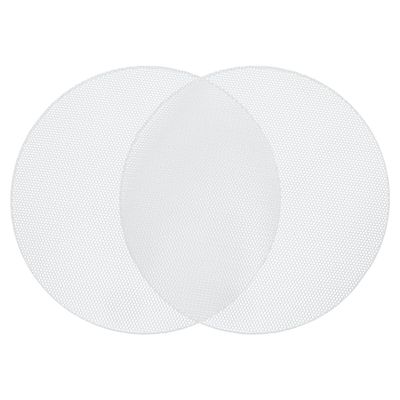 ACROPIX Universal 5.5 Inch Speaker Grills Mesh for Audio Subwoofer 152x6.5mm Grille without Frame White - Pack of 2