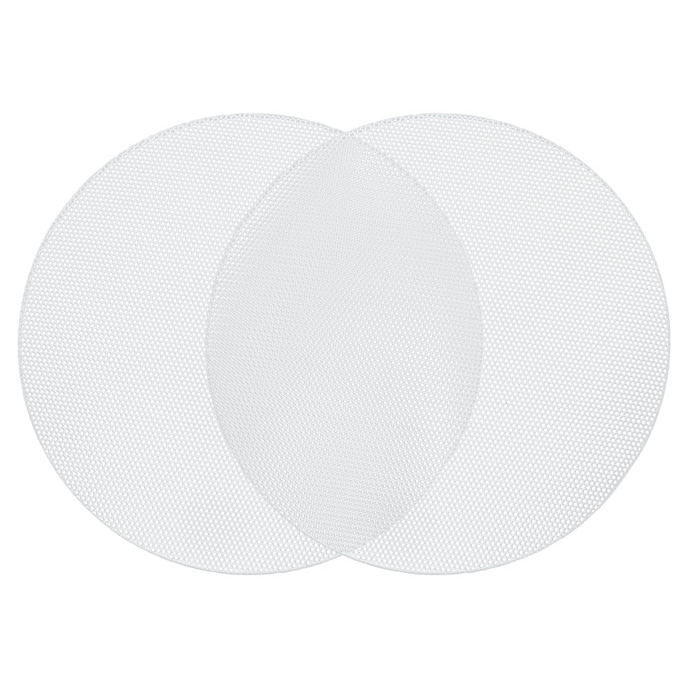 ACROPIX Universal 5.5 Inch Speaker Grills Mesh for Audio Subwoofer 152x6.5mm Grille without Frame White - Pack of 2