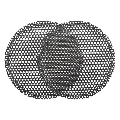 ACROPIX Universal 1.5 Inch Speaker Grills Mesh for Audio Subwoofer 45x49x6mm Grille without Frame Black - Pack of 2