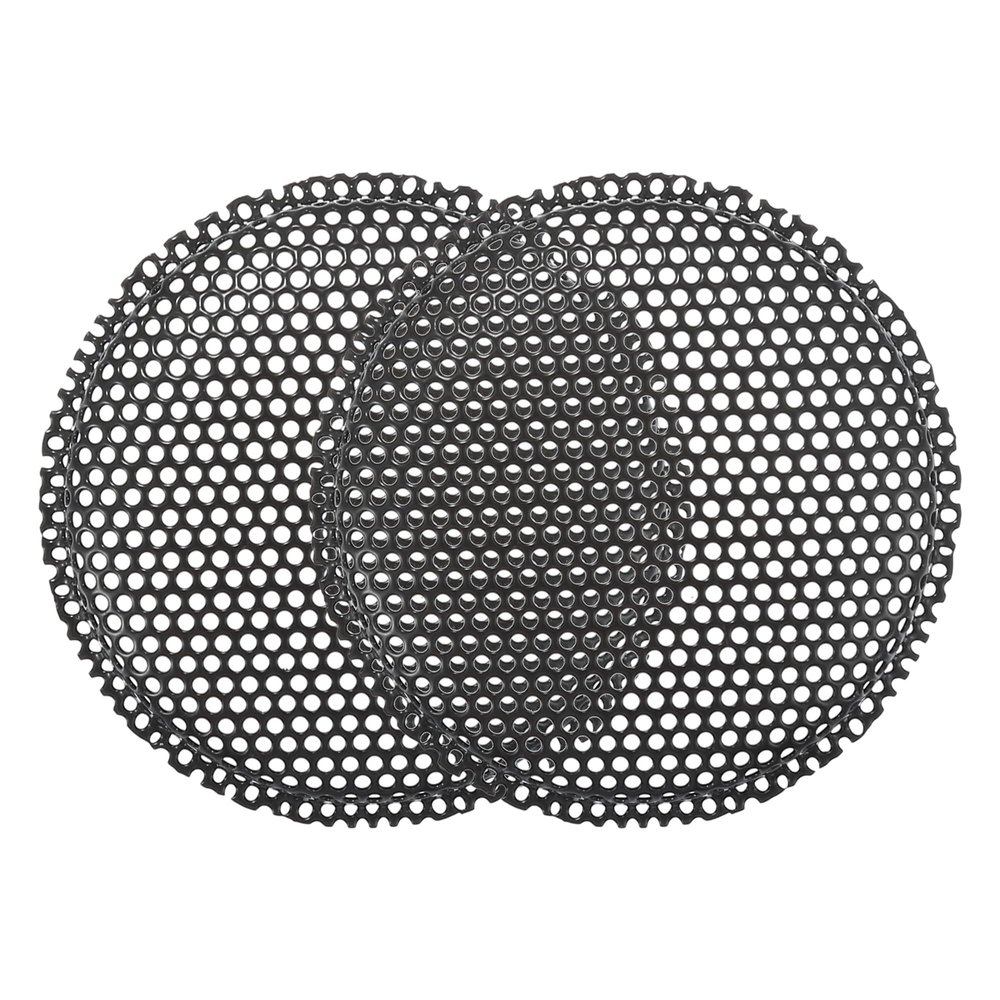 ACROPIX Universal 1.5 Inch Speaker Grills Mesh for Audio Subwoofer 45x49x6mm Grille without Frame Black - Pack of 2