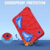 AKABEILA Compatible with Samsung Galaxy Tab A7 Lite 8.7 inch T225/T220(2021) Tablet CaseLightweight Shockproof Rugged Protective Cover with Kickstand for Kids Children Boys Babies Red Blue view 4