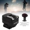 MUNEFE 3 Hot Shoe Adapter, Tf 334 Hot Shoe Adapter with Pc Sync Connection Port for 3 Camera Flash view 2