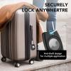 HATALKIN for AirTag Holder for Apple AirTag (1st & 2nd Generation), 2 Pack AirTag Keychain Waterproof Shockproof Air Tag Case with Secure Key Ring for Keys, Pets, Wallet, Luggage & Backpack view 4