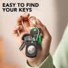 HATALKIN for AirTag Holder for Apple AirTag (1st & 2nd Generation), AirTag Keychain Waterproof Shockproof Air Tag Case with Secure Key Ring for Keys, Pets, Wallet, Luggage & Backpack view 4