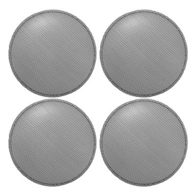 ACROPIX Universal 5.5 Inch Speaker Grills Mesh for Audio Subwoofer 143x151x11mm Grille without Frame Black - Pack of 4