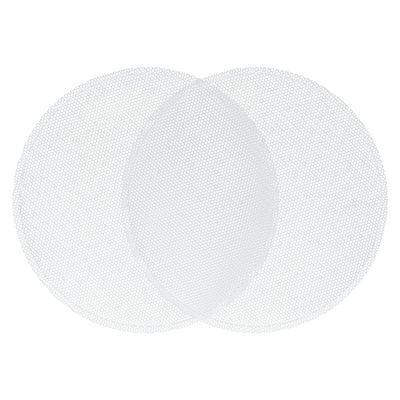 ACROPIX Universal 5.5 Inch Speaker Grills Mesh for Audio Subwoofer 143x151x11mm Grille without Frame White - Pack of 2