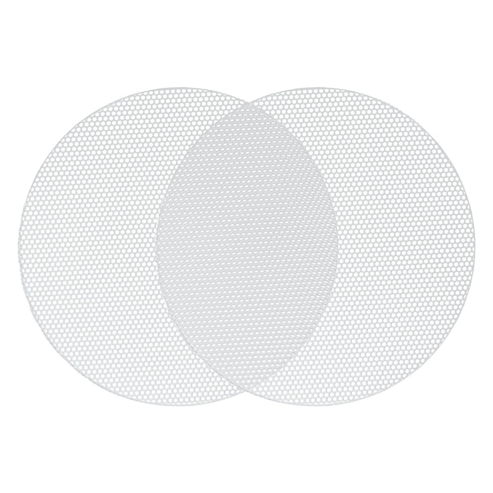 ACROPIX Universal 3.5 Inch Speaker Grills Mesh for Audio Subwoofer 100x6.5mm Grille without Frame White - Pack of 2