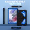 AKABEILA Compatible with Samsung Galaxy Tab A7 Lite 8.7 inch T225/T220(2021) Tablet CaseLightweight Shockproof Rugged Protective Cover with Kickstand for Kids Children Boys Babies Black Blue view 3