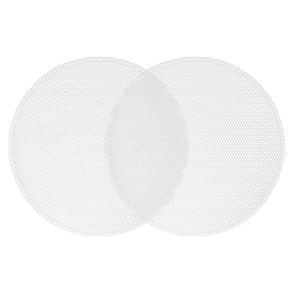 ACROPIX Universal 4.5 Inch Speaker Grills Mesh for Audio Subwoofer 118x124x9mm Grille without Frame White - Pack of 2