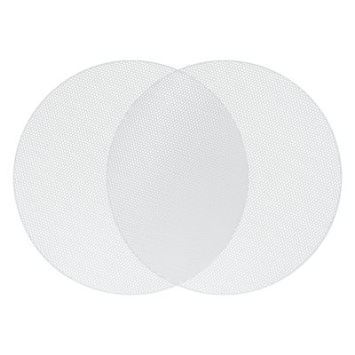 ACROPIX Universal 5.5 Inch Speaker Grills Mesh for Audio Subwoofer 142x6.5mm Grille without Frame White - Pack of 2