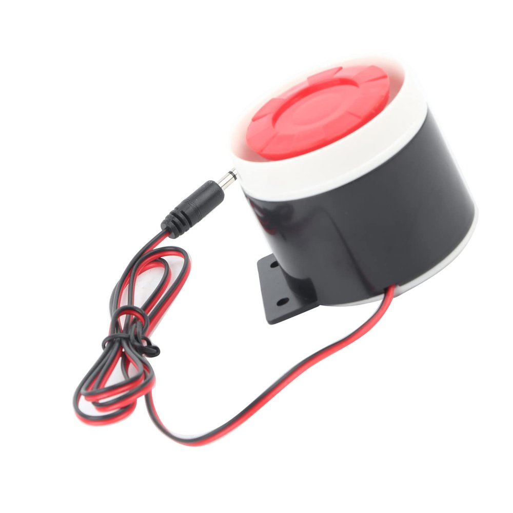 DC 12V Wired Mini Alarm Horn Home Security 110 DB Sound Alarm System