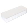 VOSAREA Cord Organizer with Lid Cable Storage Box for Easy Access and Organization for Charging Cables Electronics and Home Office Use and Transparent Design view 1