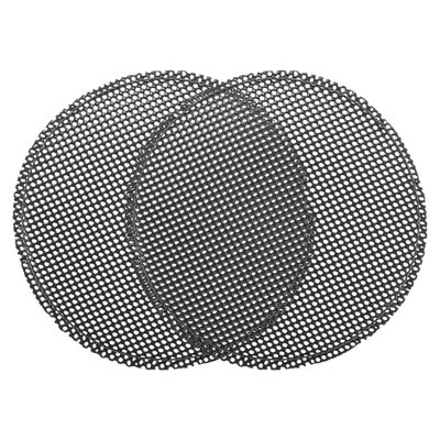 ACROPIX Universal 2.5 Inch Speaker Grills Mesh for Audio Subwoofer 71x77x6mm Grille without Frame Black - Pack of 2