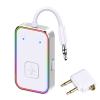 Beeitzie Bluetooth Transmitter for Airplane,Bluetooth V5.4 Transmitter for 2 Airpods/Headphones Dual Pairs.Wireless Transmitter for in-Flight/TV/Gym,with AptX LL,Metal Frame view 1