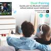 Beeitzie Bluetooth Transmitter for Airplane,Bluetooth V5.4 Transmitter for 2 Airpods/Headphones Dual Pairs.Wireless Transmitter for in-Flight/TV/Gym,with AptX LL,Metal Frame view 4