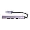 KSTZGTA 4 Ports Aluminum Alloy USB Hub with 2USB2.0 1USB3.0 TypeC Adapter Supports Type C and USB Devices and Drive view 4