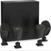 Generic Satellite-Subwoofer Loudspeaker System for Commercial Application: Elevate Your Space with Plug & Play Convenience, Black, SATSUB4PACK view 1