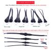 YSJJZRL 0.3/0.5/0.75/1/1.5mm Waterproof IP68 2/3/4 Pin 2/3/4 Core Male+Female Plug LED Connector 20CM Extension Cable (4 Pin,0.3mm Male+Female) view 2