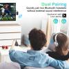 2026 Beeitzie Ultra Airplane Bluetooth 5.4 Transmitter for All Headphones, aptX LL, Supports 2 Headphones/AirPods, Wireless Audio Adapter for in-Flight, TV, Gym, TabletsMetal Frame view 4