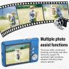 Yoidesu Digital Camera, 4K Cameras for Photography, Compact Camera with 8X Digital Zoom, 2.7 Big Screen, 4K Vlogging Camera for Photography Continuous (Blue) view 3